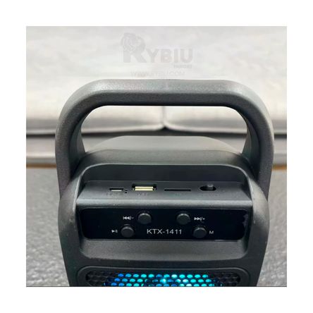 Parlante Bluetooth con Luces Negro Parlante Bluetooth con Luces Negro