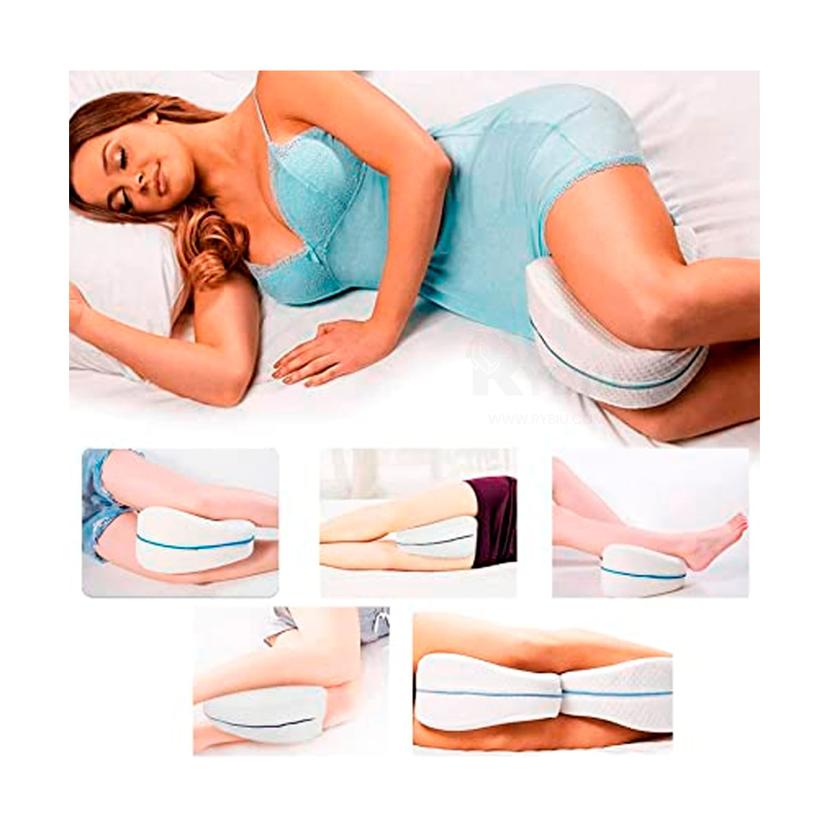 Almohada de Espuma Ortopedica + Funda