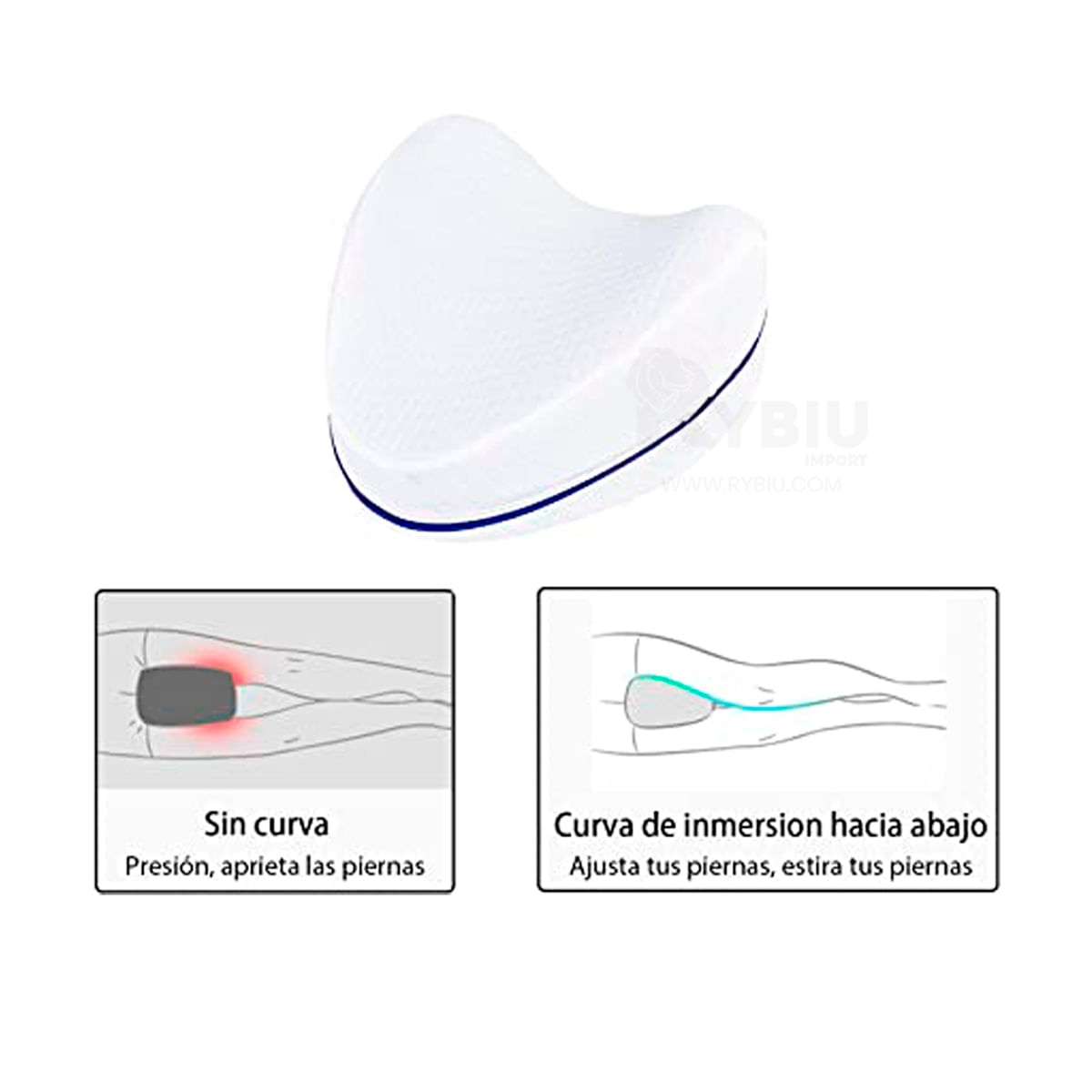 Almohada de Espuma Viscoelastica +Funda