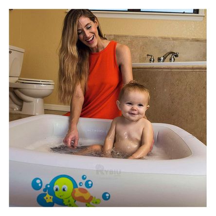 Bañera Inflable para Bebe 86 cm x 86 cm x 25 cm