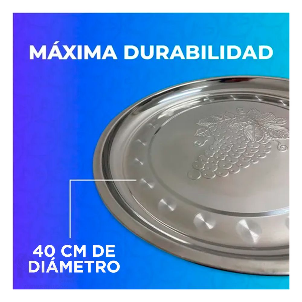 Charol para Pizza Redondo 40 cm Charol para Pizza Redondo 40 cm
