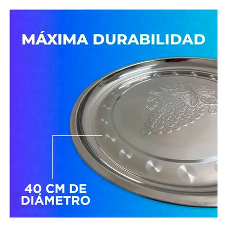 Charol para Pizza Redondo 40 cm Charol para Pizza Redondo 40 cm