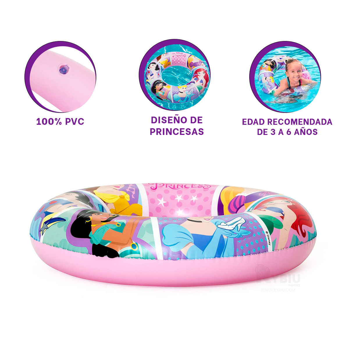 Flotador para Pequeños de Princesas Disney