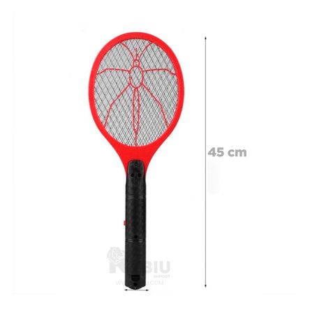 Matamosca Electrica Raqueta Rojo Matamosca Electrica Raqueta Rojo