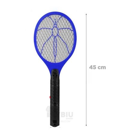Matamosca Raqueta Electrica Mata Zancudos Mosquitos Azul Matamosca Raqueta Electrica Mata Zancudos Mosquitos Azul
