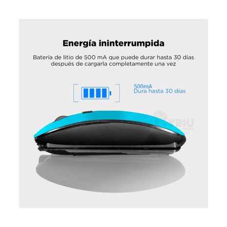 Mouse Enkore 108 con USB Celeste