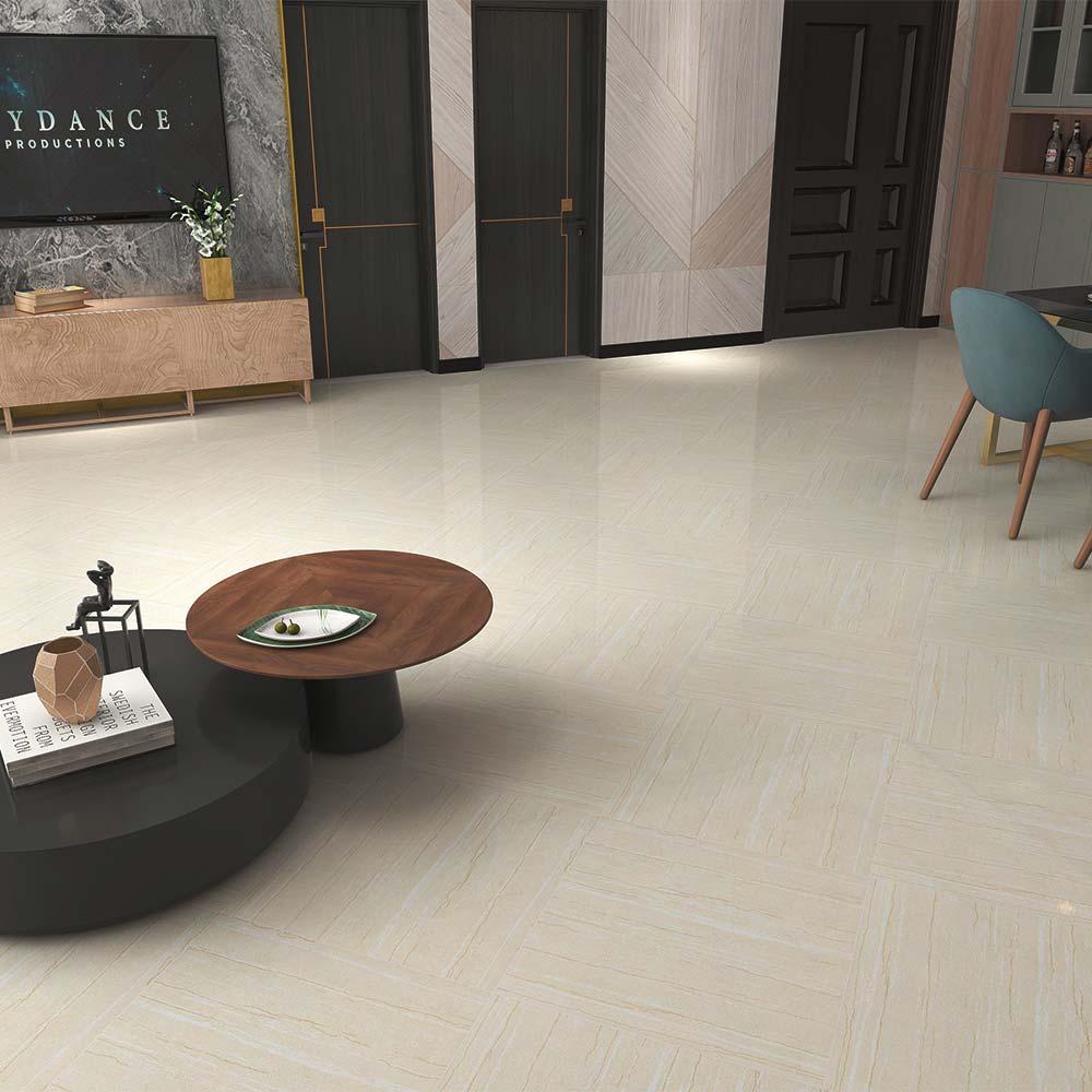 Piso Porcelanato Marmolizado Travertino Sur 60x60cm Caja: 1.44m2 Orange