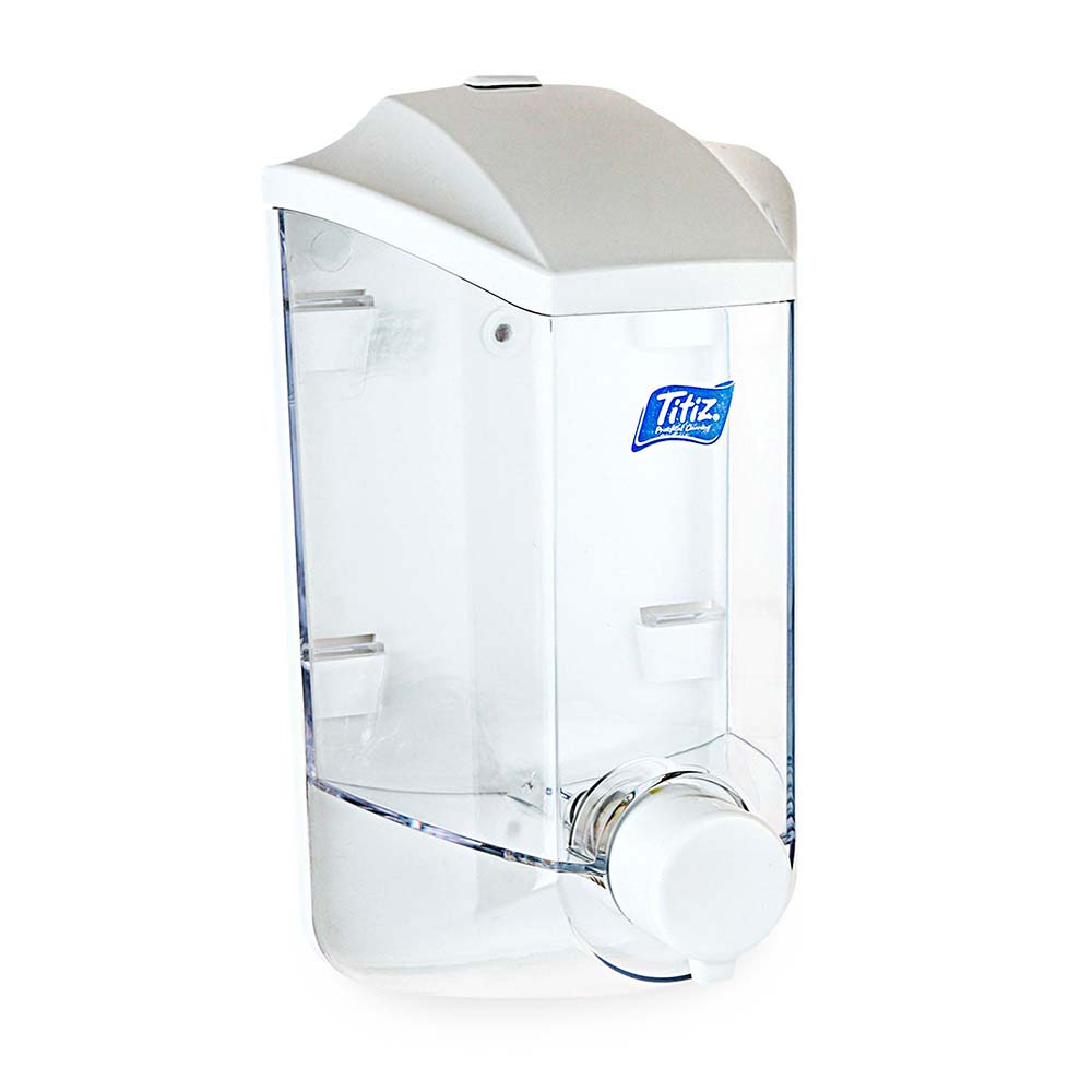Dispensador de Jabón Líquido Plástico Transparente 1 litro Titiz
