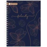 Cuaderno MINERVA Universitario Anillado Tapa Dura 5D-CP 160 Hojas