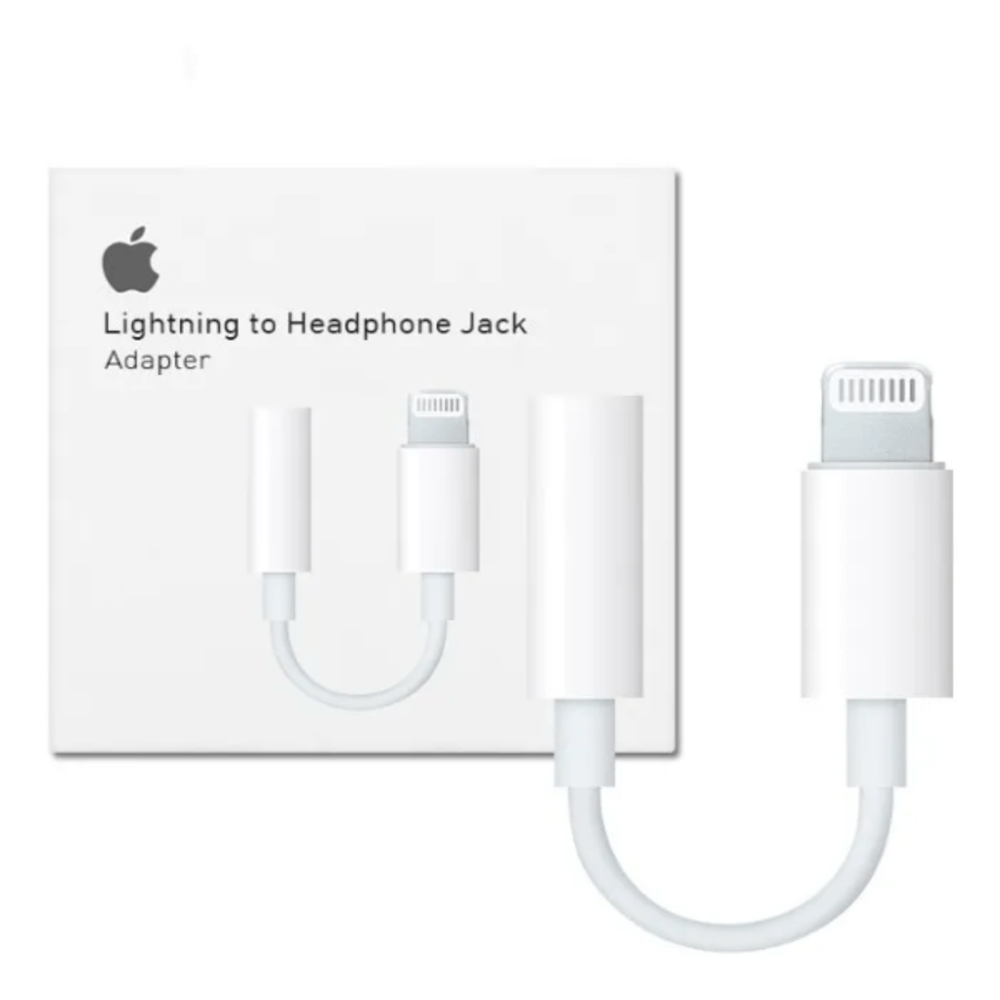 Joseph Banks neutral Mayo Adaptador Lightning a Clavija Jack 35mm Original Apple EEUU - Promart