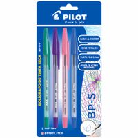 Lapiceros PILOT BP-S-F Tinta Seca Paquete 3un