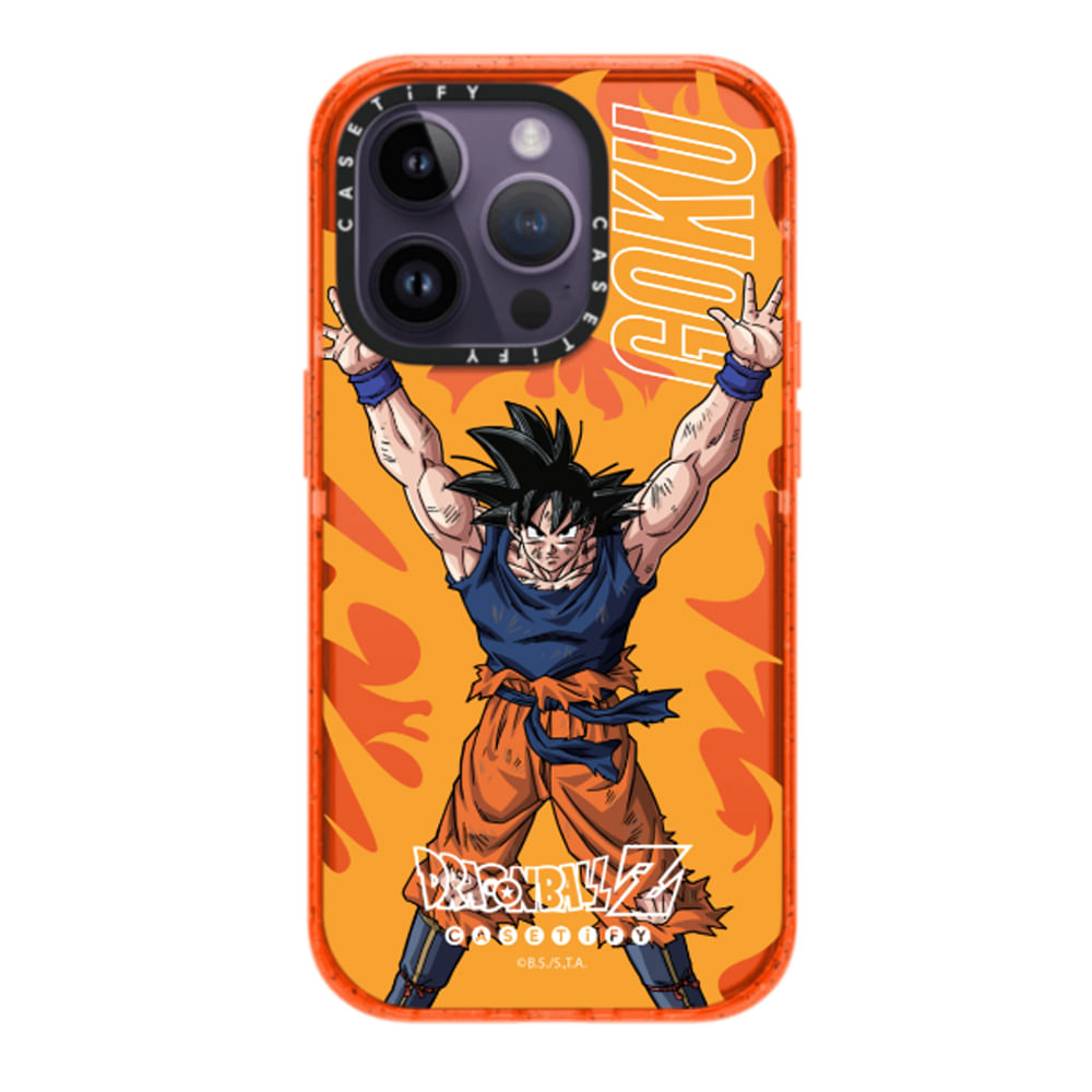 Case ScreenShop Para Samsung Galaxy S22 Ultra Dragon Ball Z Goku Naranja Transparente Casetify