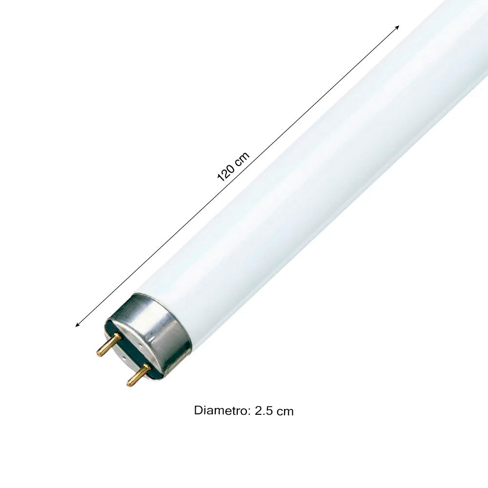 tubo fluorescente tld 36w 54 765 g13 luz blanca