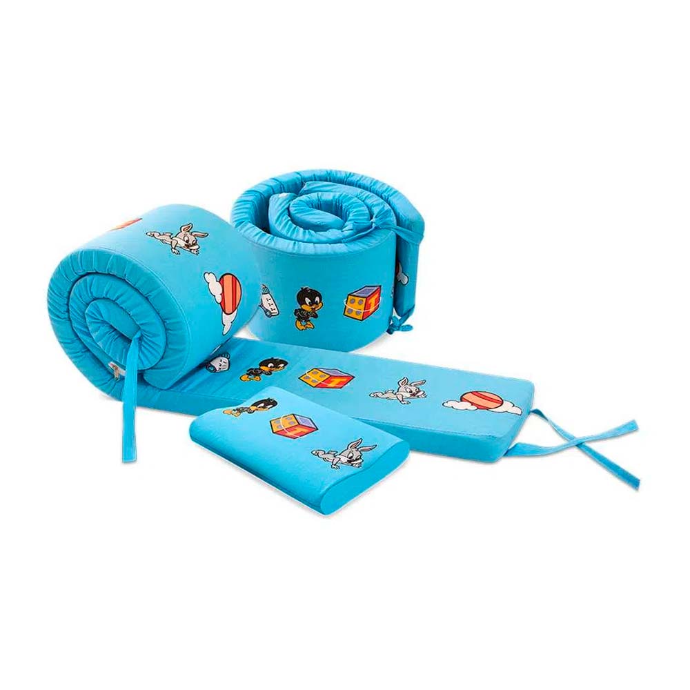 Protector Cuna Forli Baby Niño + 01 almohada Looney Baby