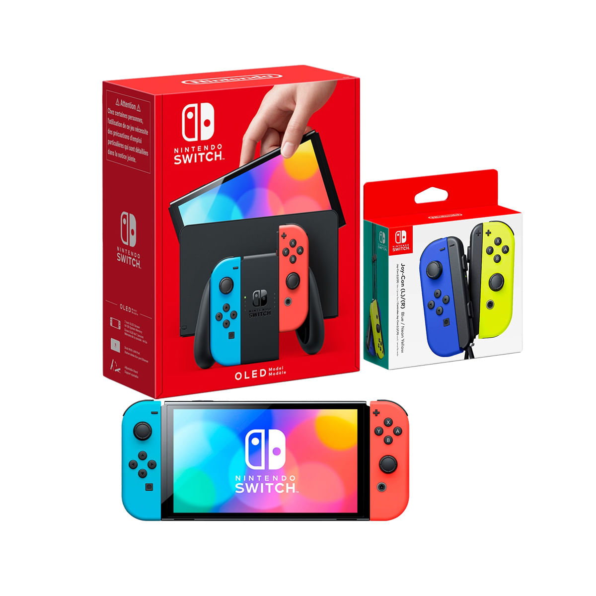Consola Nintendo Switch Oled Neón + Joy Con