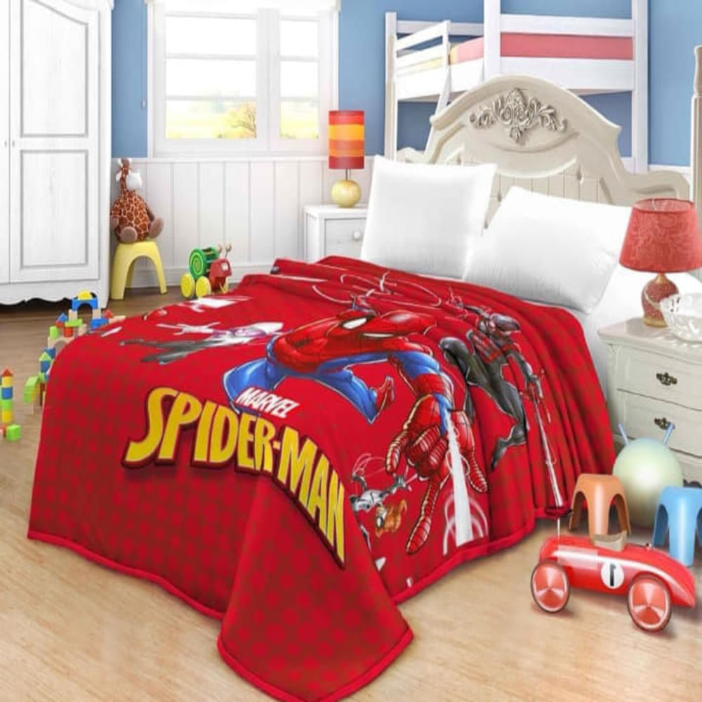 Frazada Truelove Premium Spiderman 1.5 Plazas
