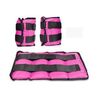 Pesas Tobilleras con peso de 2 kg x 2 Und Rosadas