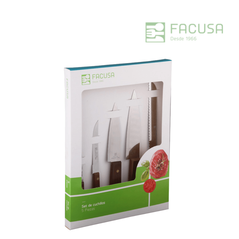 Set de Cubiertos de Mesa FACUSA M580 Blíster 16un - Promart