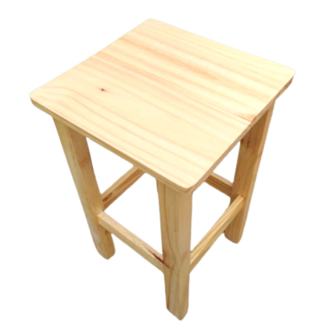 Banquito Banco Larga de Madera Pino Multiuso Banca Natural