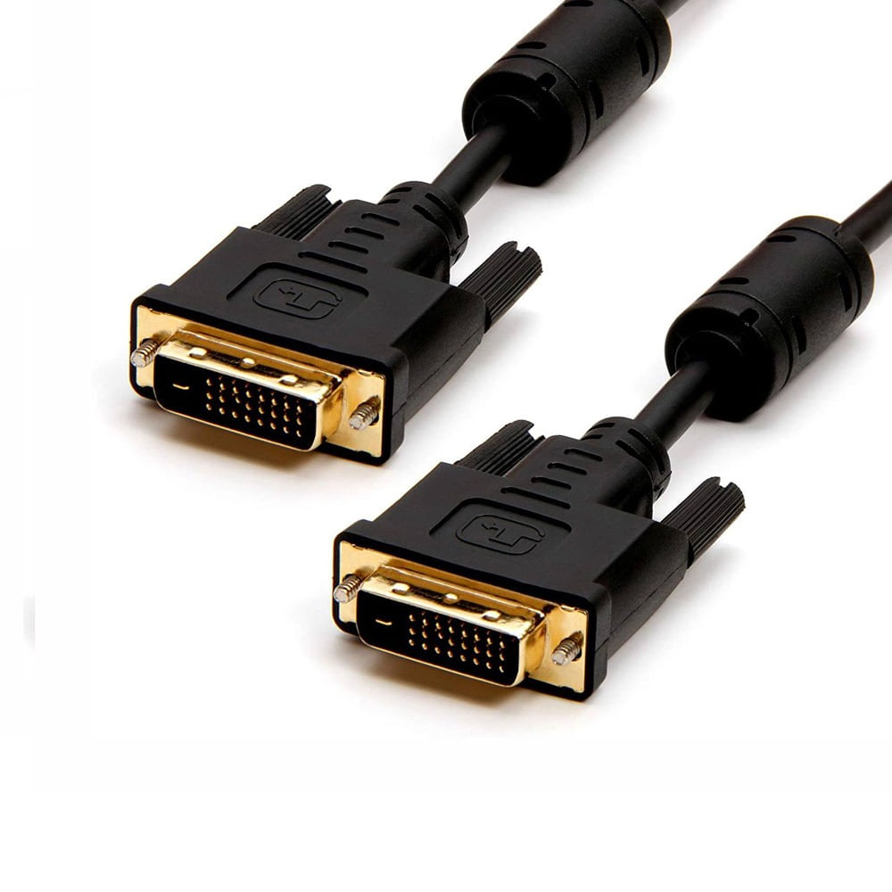 Cable Dvi a Dvi 10 Metros 24+1 Pines Monitor Trautech PVC Doble Filtro