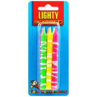 Velas LIGHTY-CANDLES Fiesta Paquete 6un