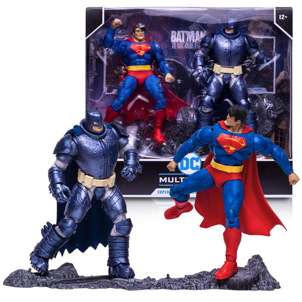 Mcfarlane Dc Multiverse Superman Vs Armored Batman - Promart