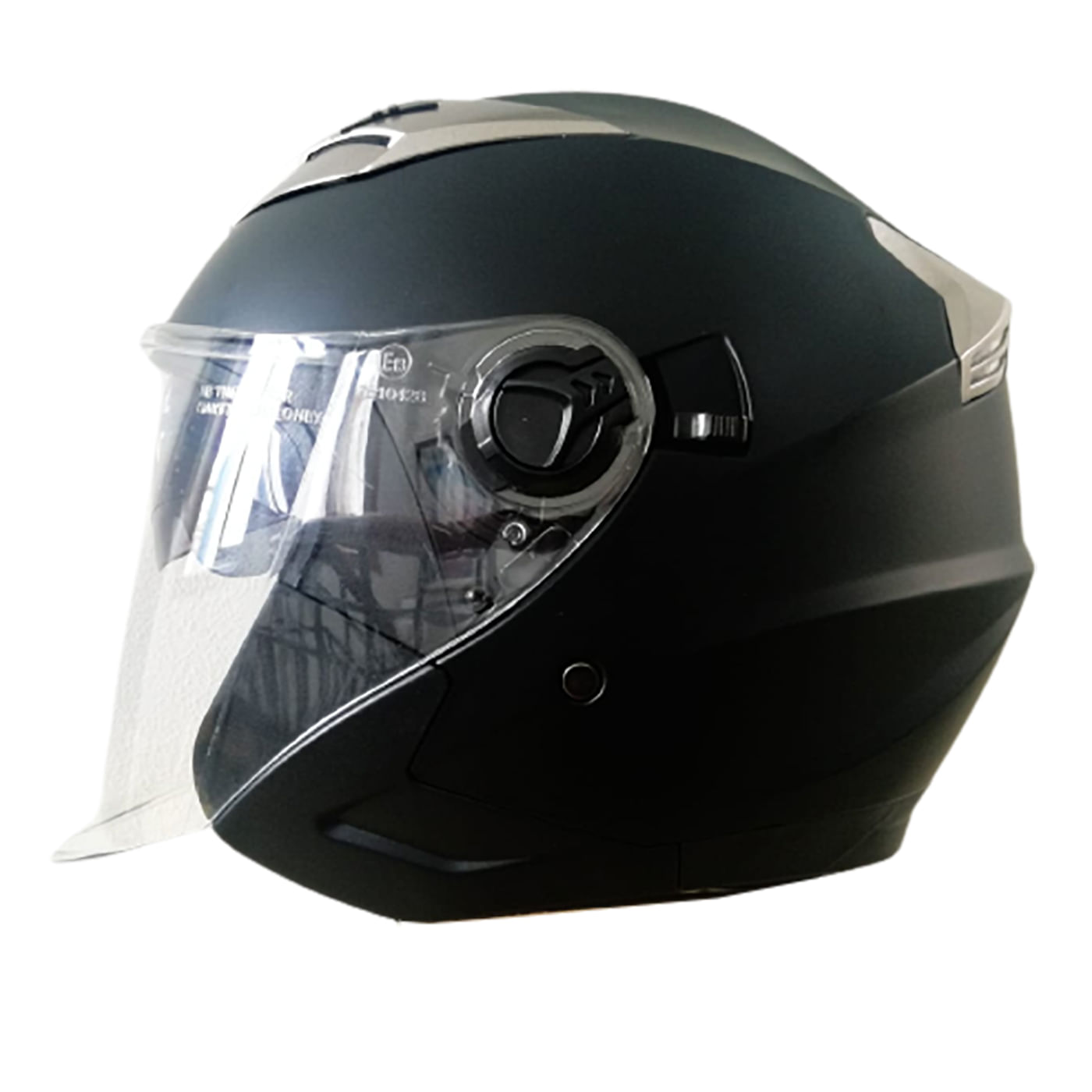 Casco Moto Scuat Jet Casco Abierto Doble Visor en Negro Talla L