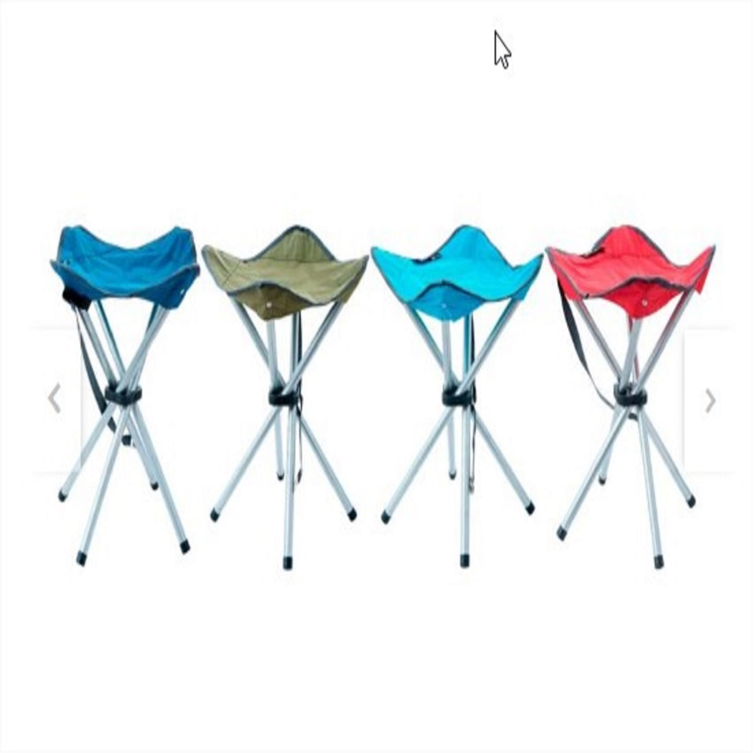 Banquito Plegable de Tela para Playa Camping Azul