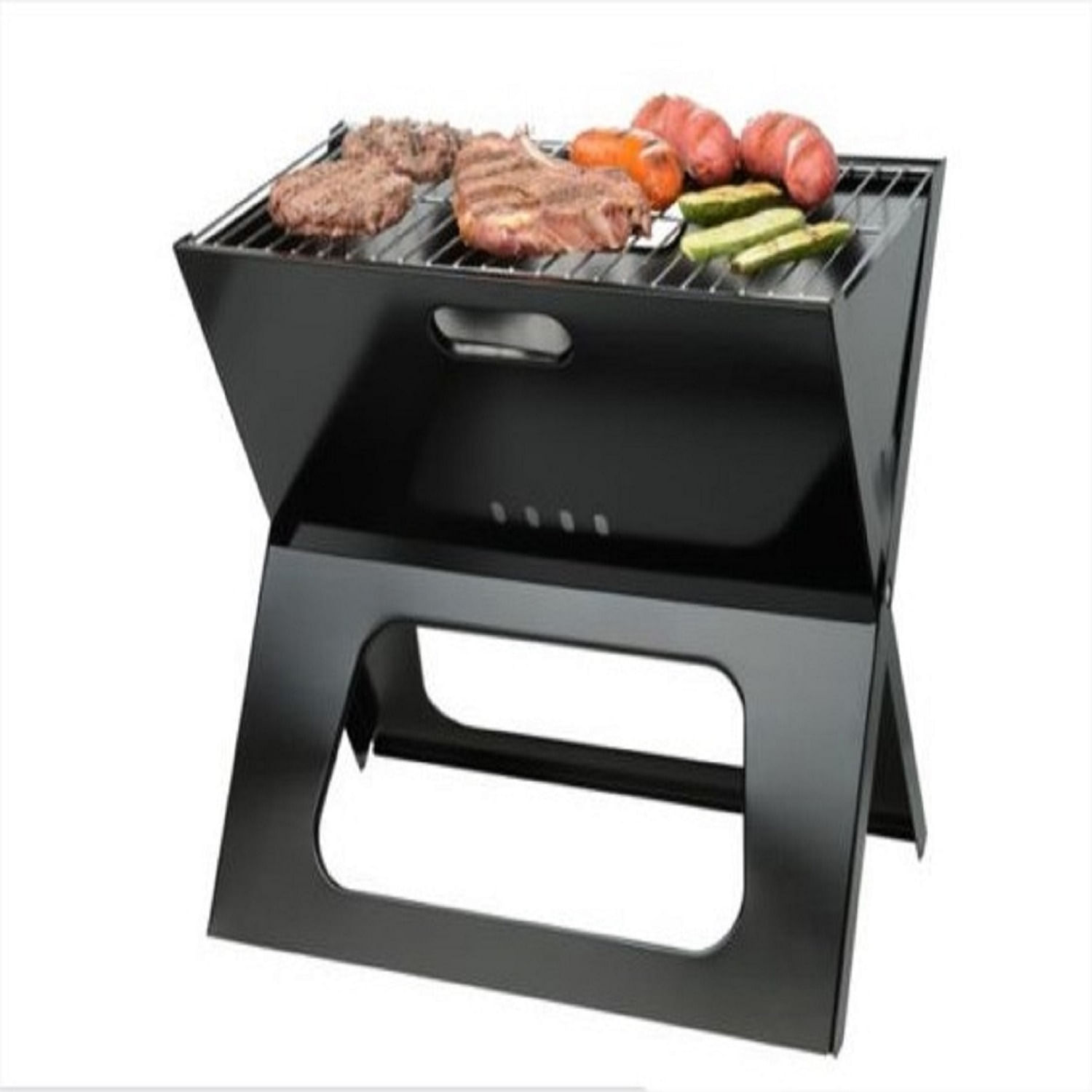 Parrillera Parrilla Portatil Plegable A Carbon Mr Beef