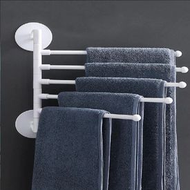 2 piezas de gancho de esponja de baño, toallero de baño, barra de toalla de  baño, estante de toalla de mano, soporte para toallas de baño, toallero