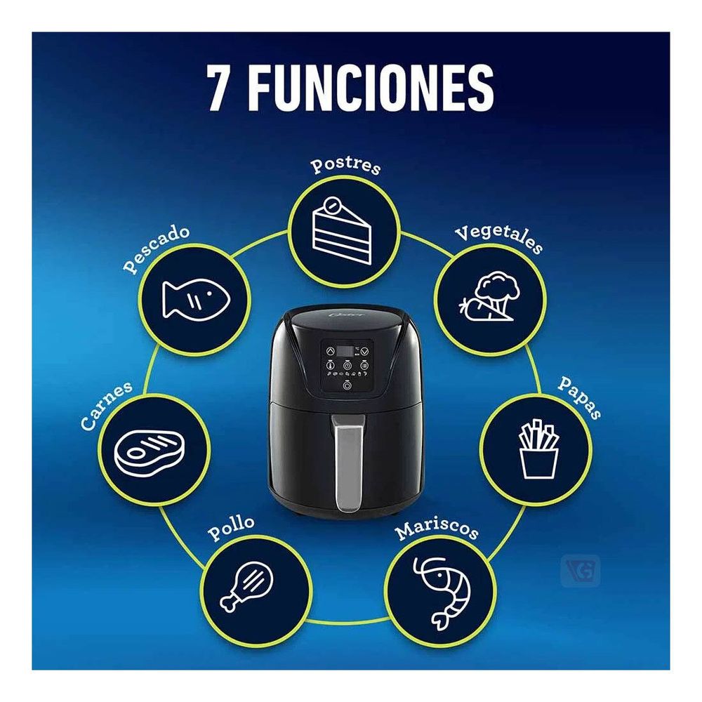 Freidora De Aire Digital CKSTAF40D 4 Litros Negro - Promart