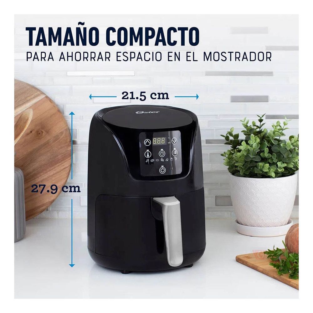 Freidora De Aire Digital CKSTAF40D 4 Litros Negro - Promart