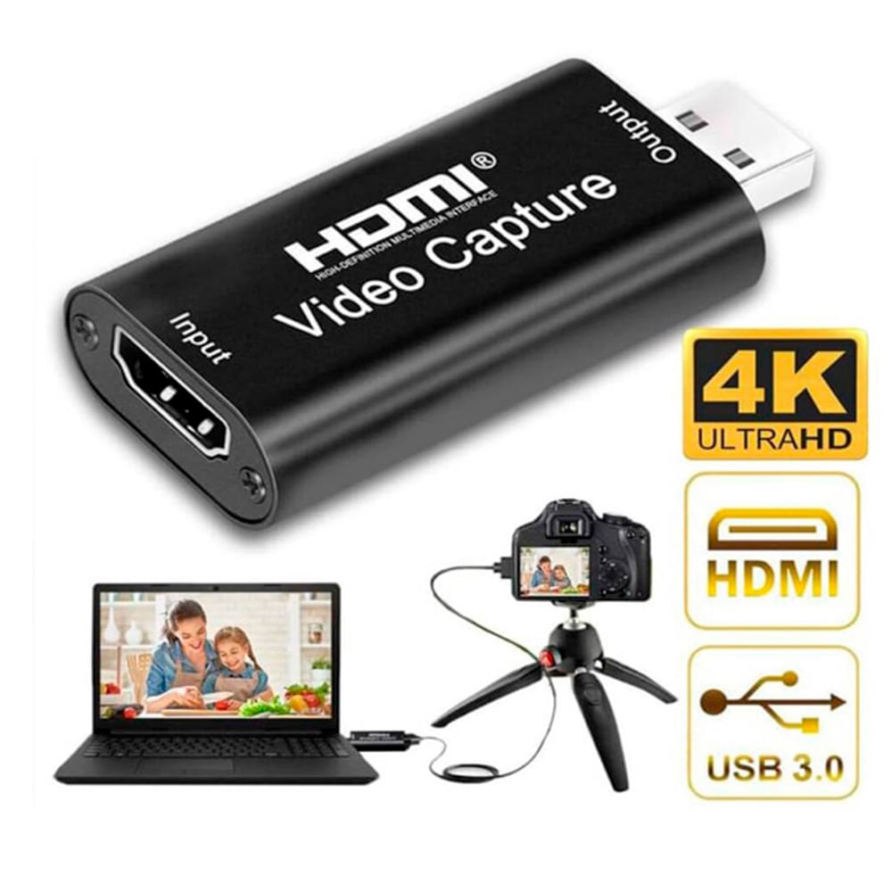 Capturador de video HDMI caja de grabación streamer