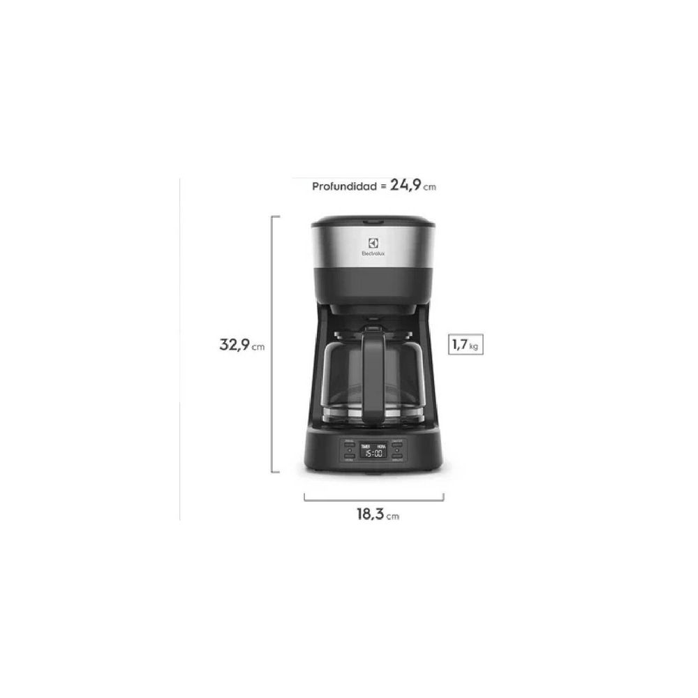 Cafetera eléctrica Imaco CM6065 capacidad 6 tazas 650 watts - Promart