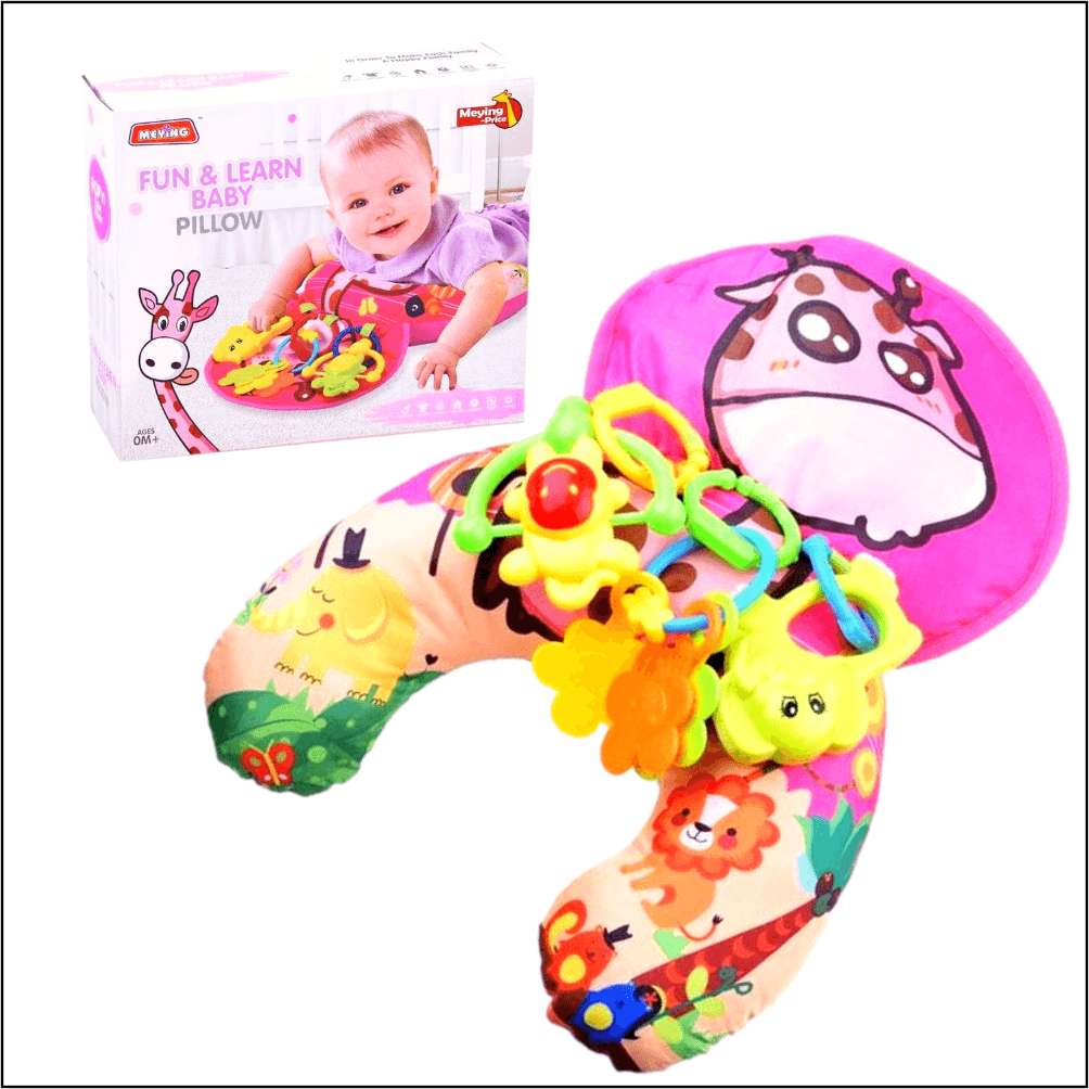 Cojín de Actividades Importado Jirafita para Gateo