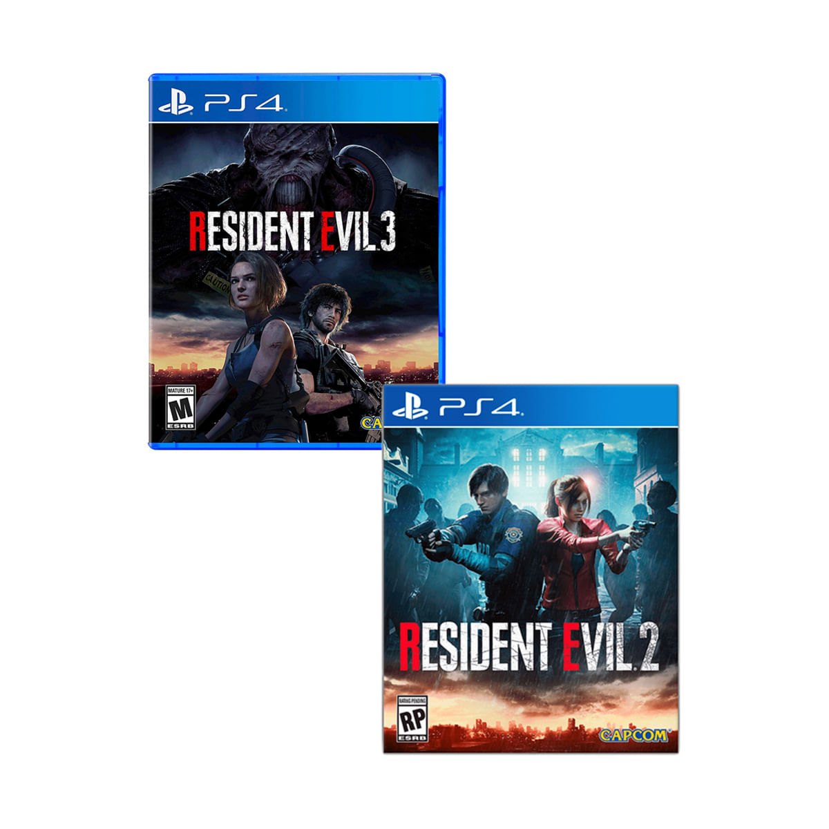 Resident evil 3 + Resident evil 2 Ps4