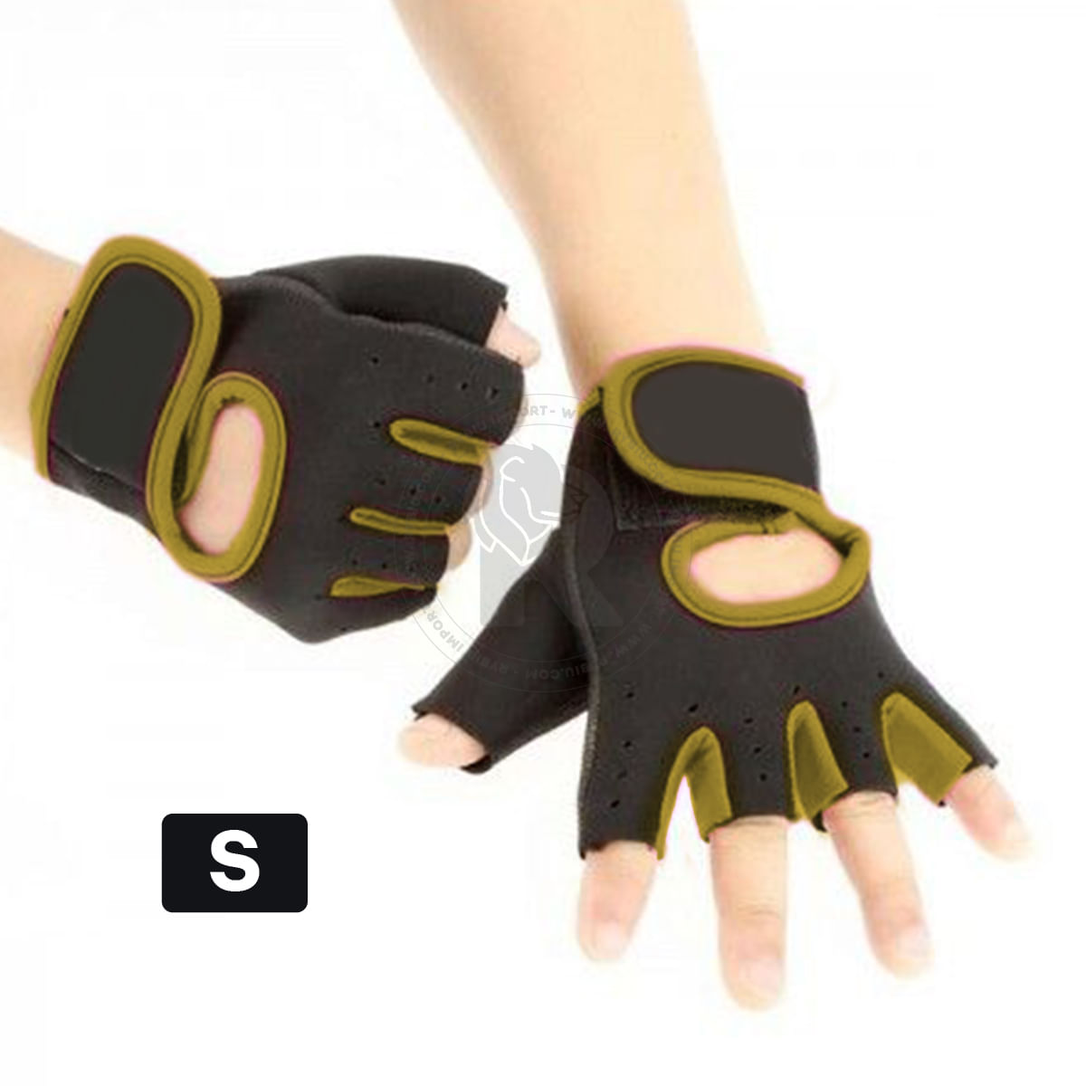 Guantes Deportivos De Neopreno Yellow Talla S