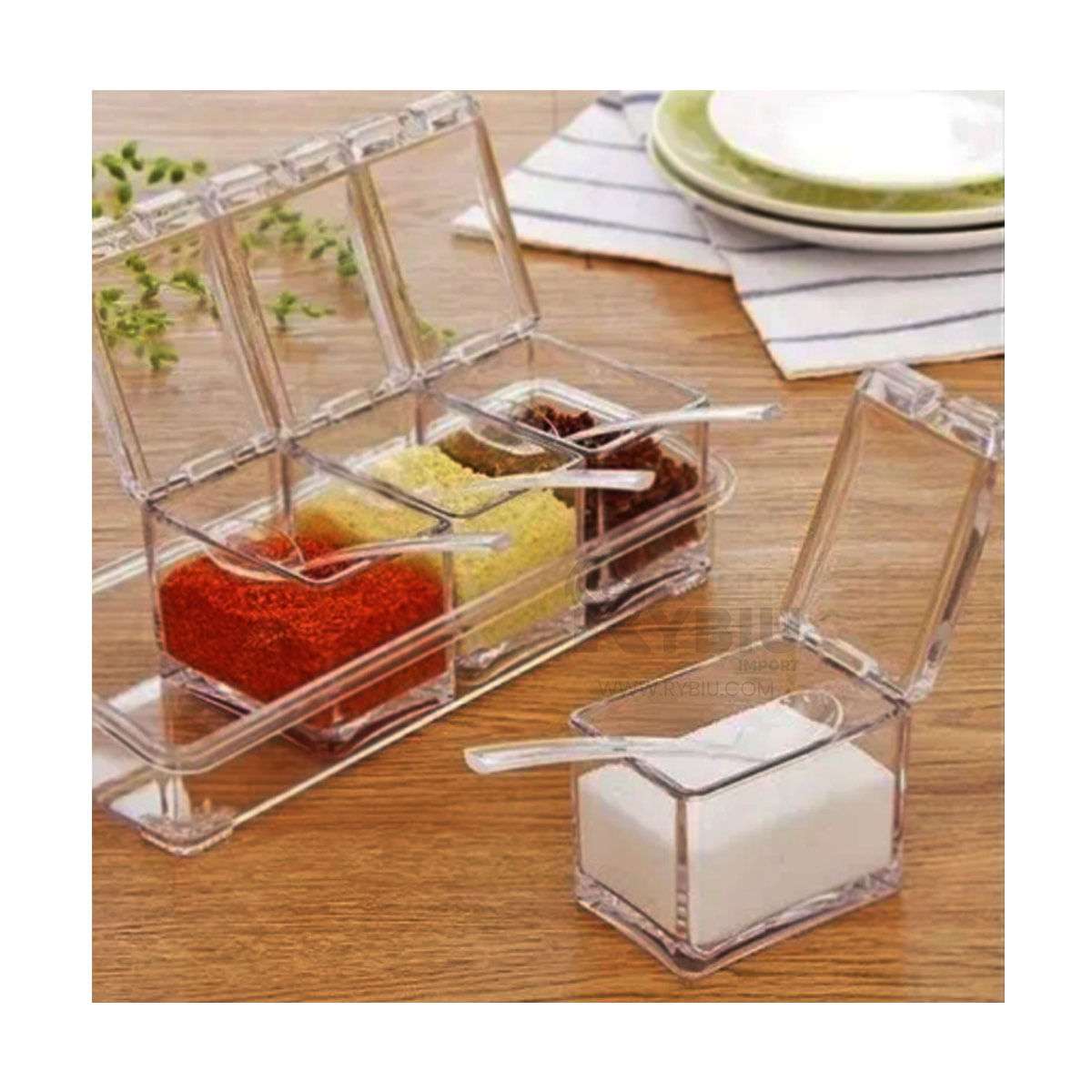 Organizador de Especies Salero con Cucharita