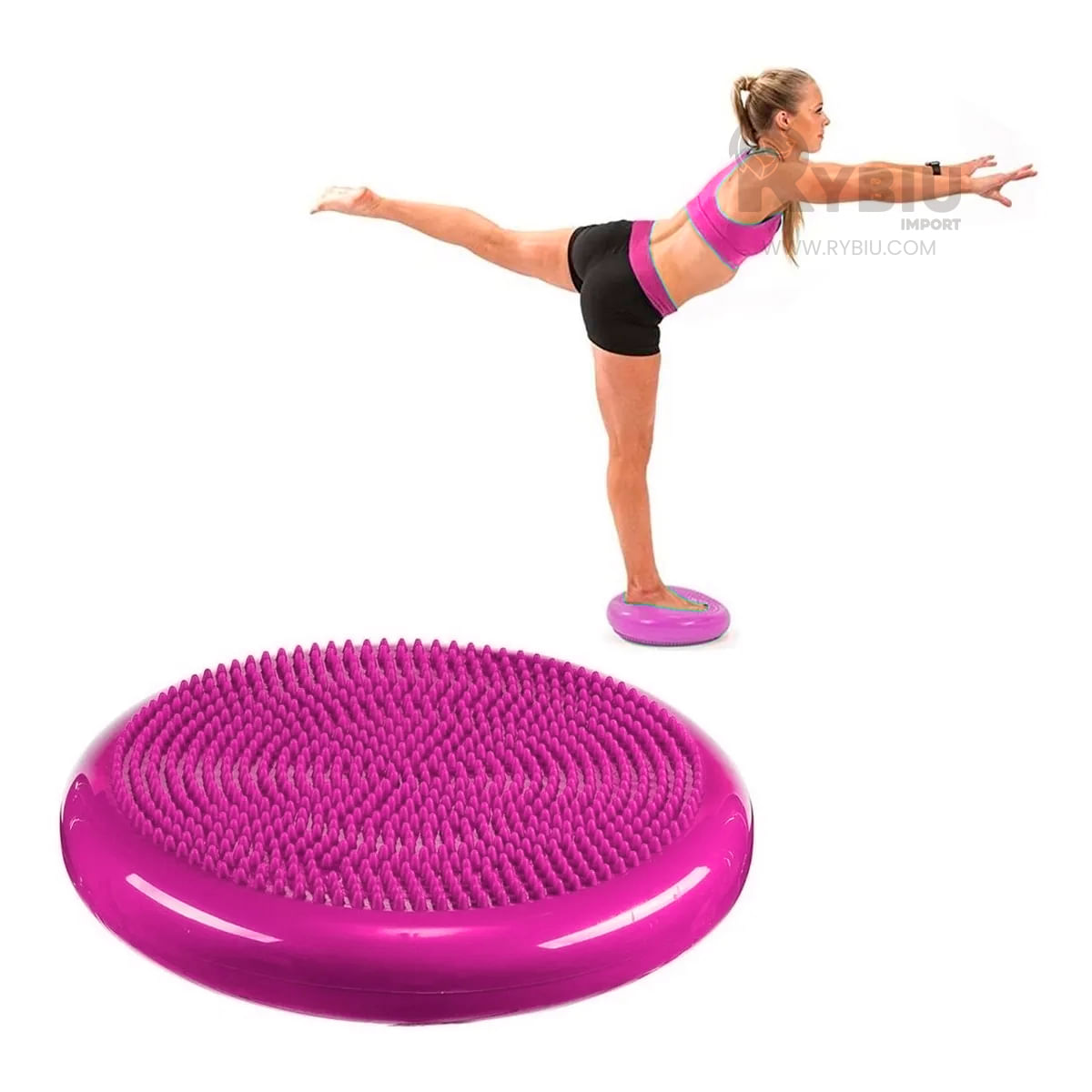 Mini Disco Balance Equilibrio Fucsia