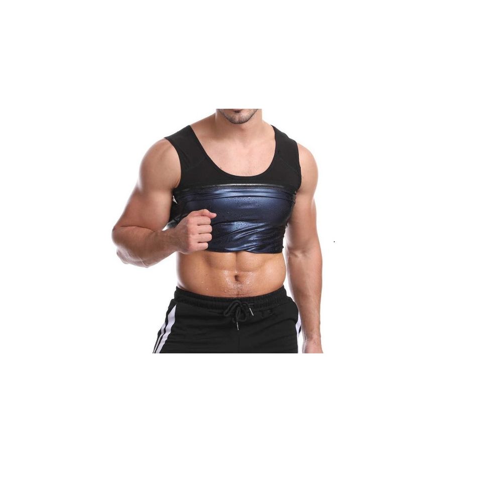 Chaleco Reductor Termico Camiseta Gym Faja Neotex Hombre Shaper