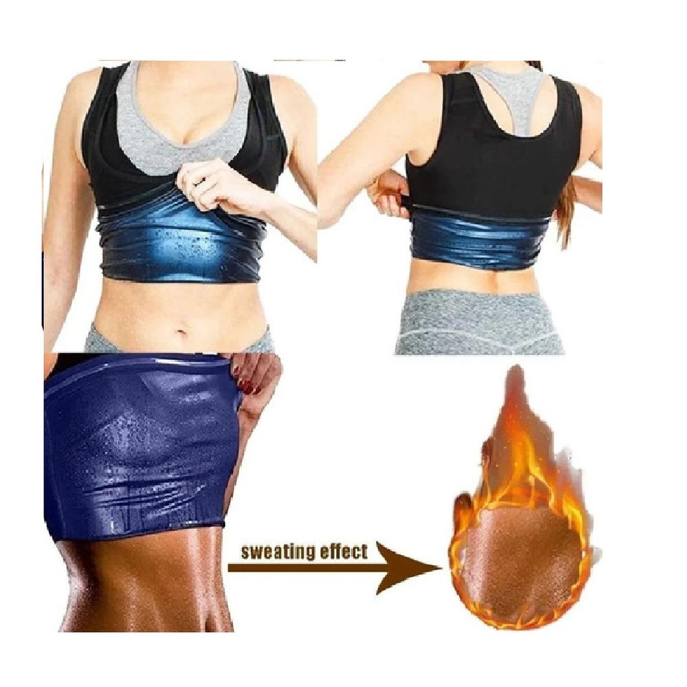 Faja Osmiotica Sauna Moldeador de Cintura Mujer Sweat Shaper s/m - Promart