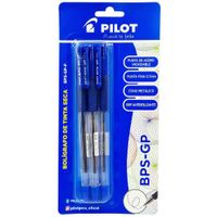 Lapiceros PILOT BPS-GP-F Tinta Seca Azul Blíster 3un