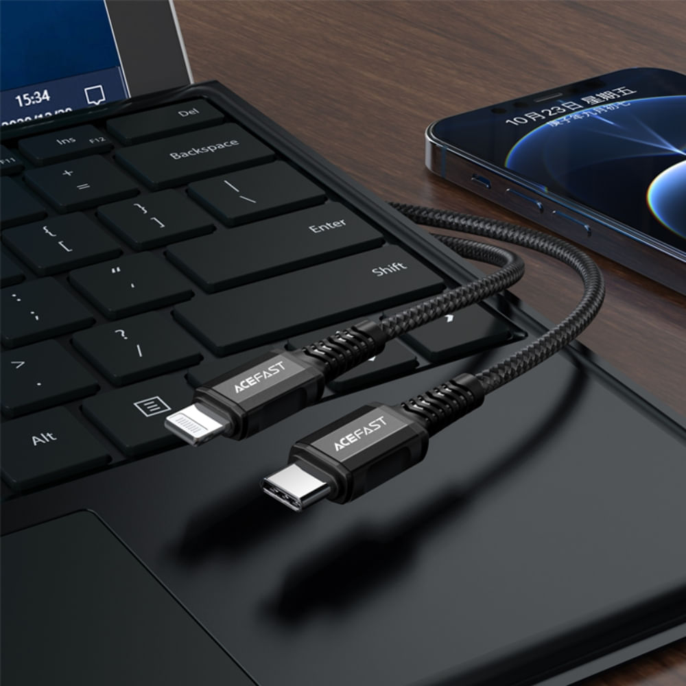 Cable Acefast Usb C A Lightning 12mt Promart 4703