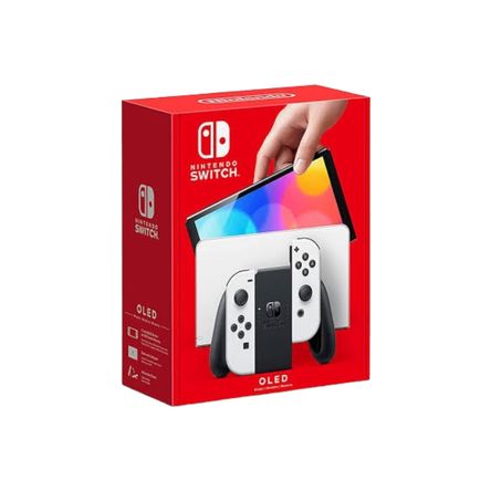 Consola Nintendo Switch Oled Blanco + Mario 3D World Bowser Fury - Promart