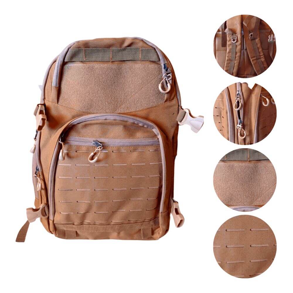 Mochila Militar 50L Táctica Camping Ejército Marina - Unisex Coyote