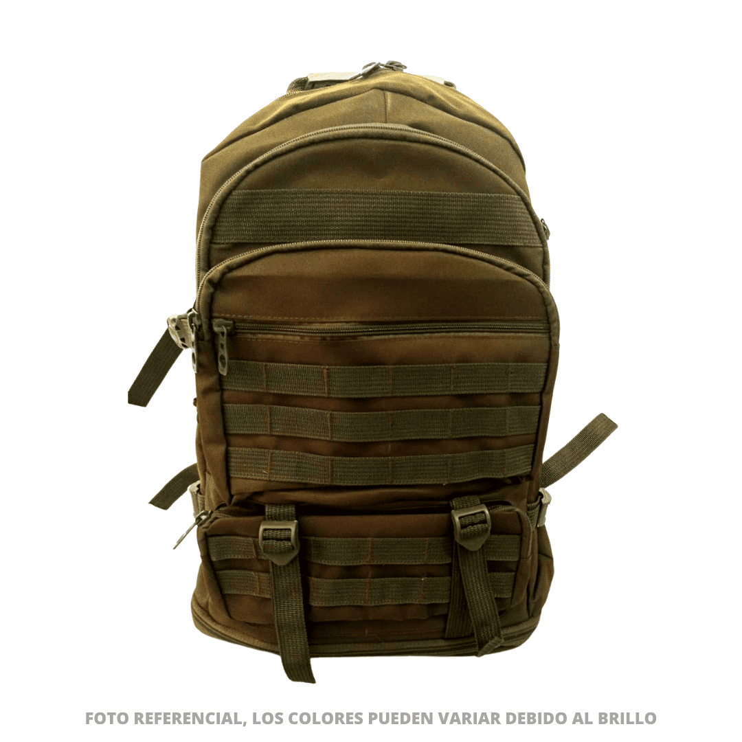 Mochila Táctica Militar Expandible 55L Camping, Viaje, Etc Verde