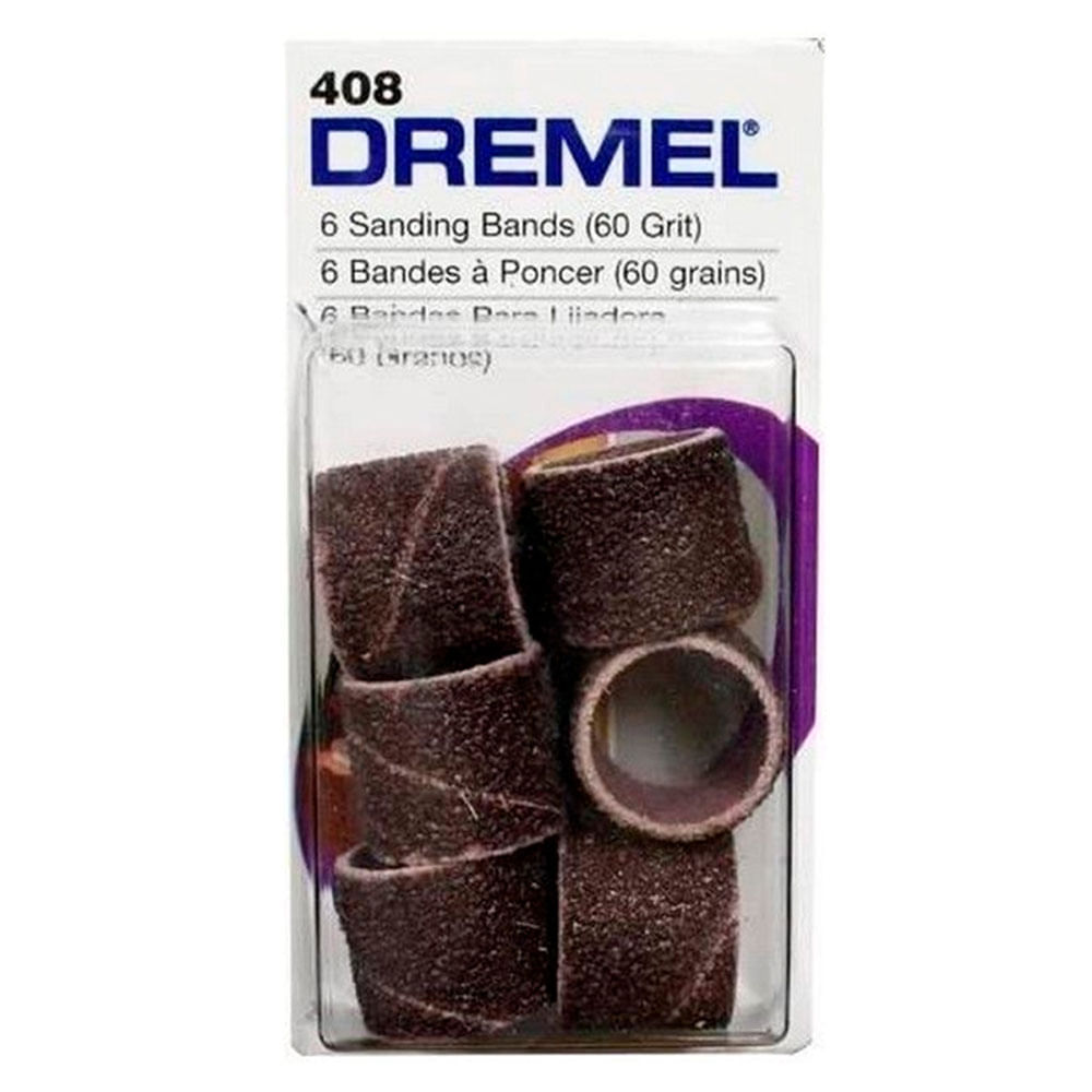 Dremel - LIJAS 13 mm. DIAM. GR 60 (DR4008) KIT DE 6