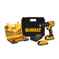 Taladro Percutor 1/2"" 20V BRUSHLESS + 100 Accesorios DCD7781S2A Dewalt