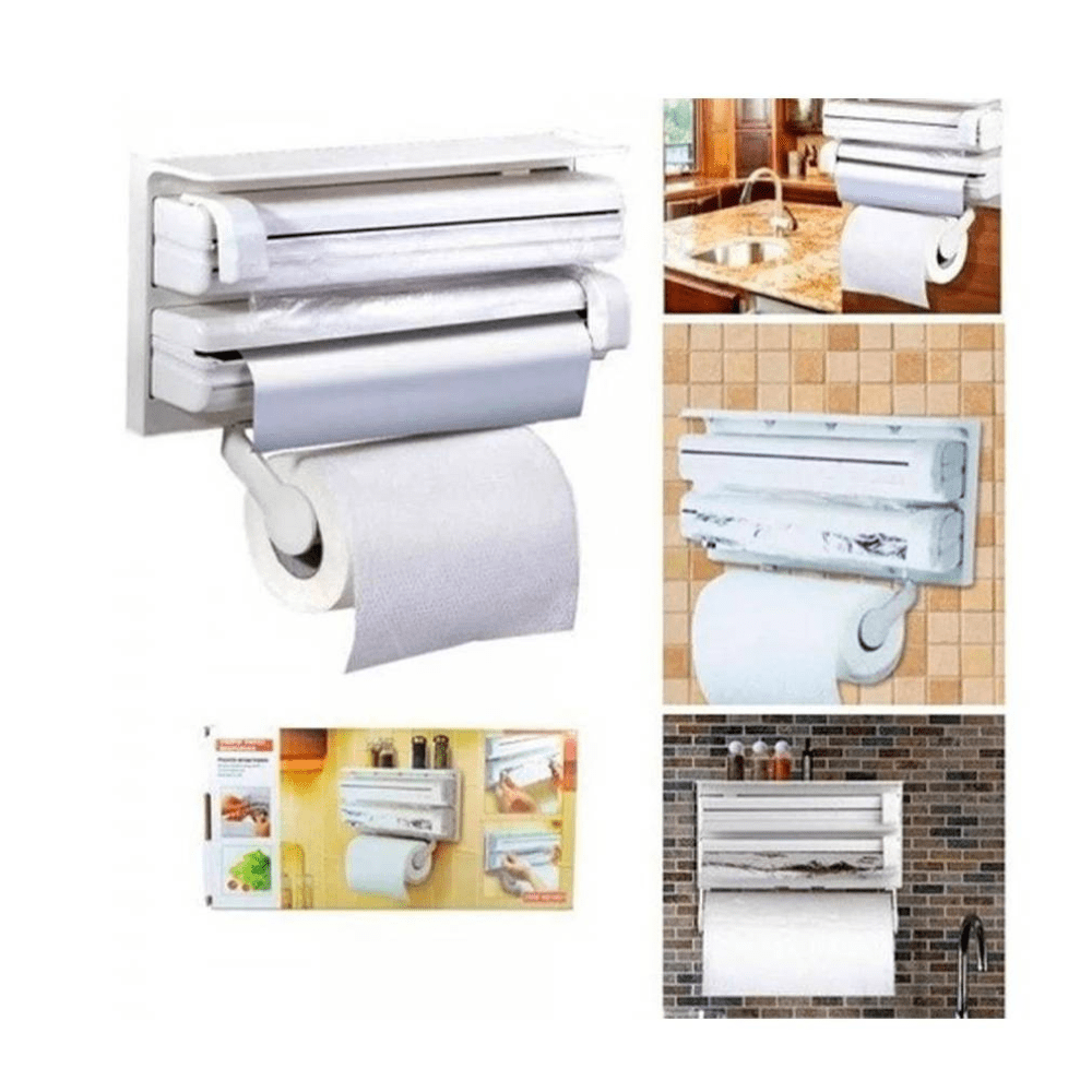 Porta Papel Organizador Triple Rollo