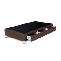 Tarima Paraiso con Cajones 1.5 Plazas Chocolate